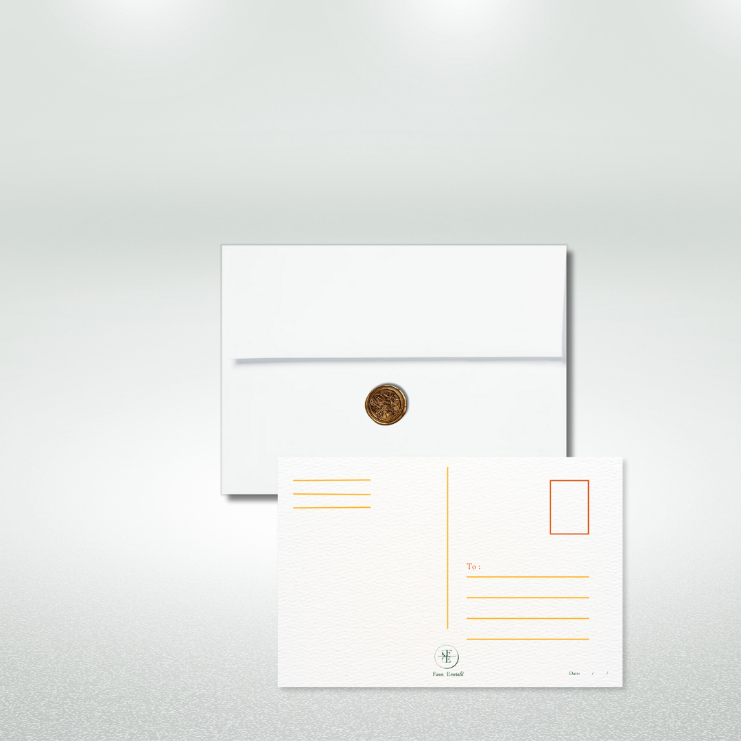 Oh Baby! New Baby Postcard Style Greeting Card