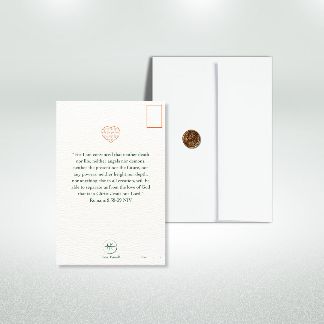 Jesus Loves You Postcard Style Greeting Card
