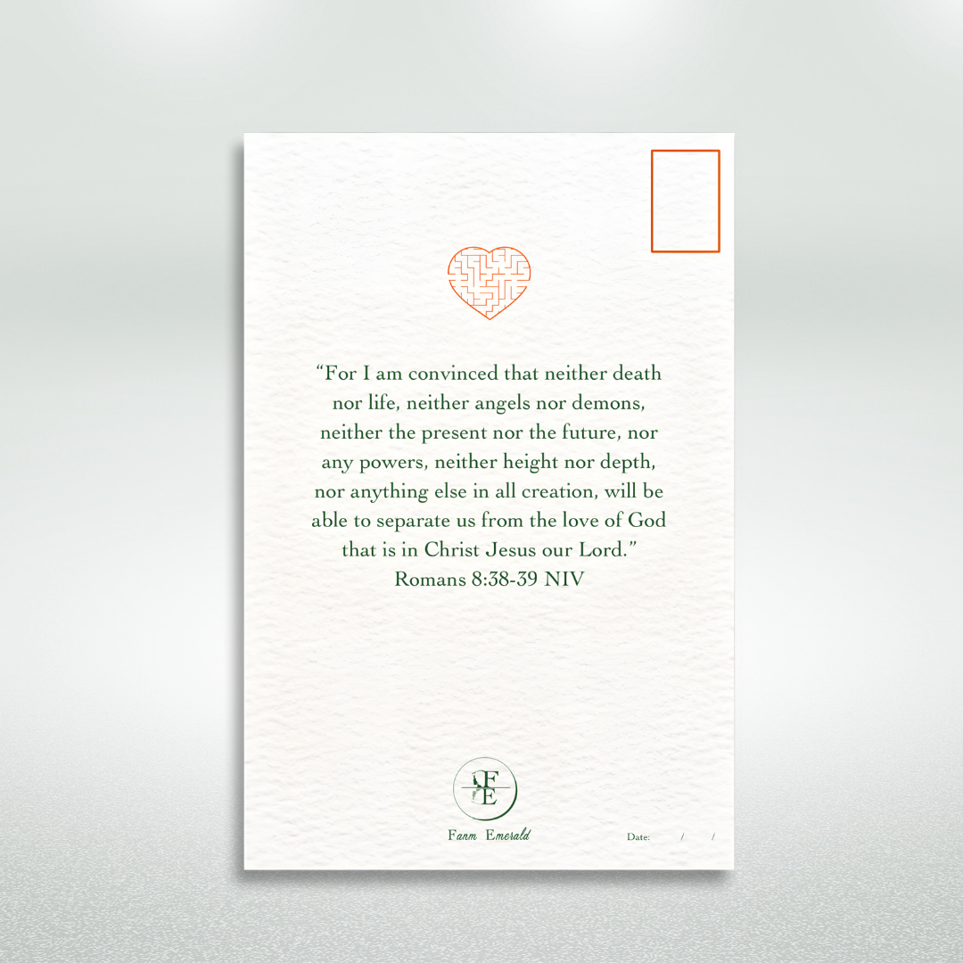 Jesus Loves You Postcard Style Greeting Card