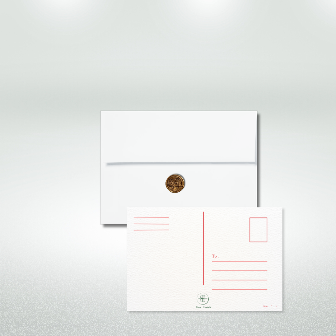 Happy Galentine's Day Postcard Style Greeting Card