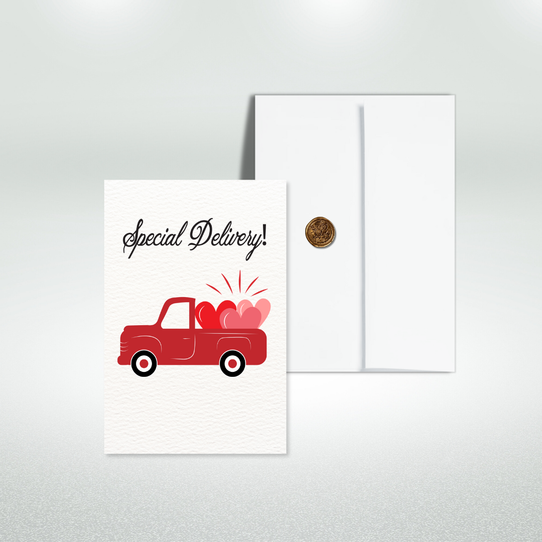 Special Delivery! Postcard Style Greeting Card