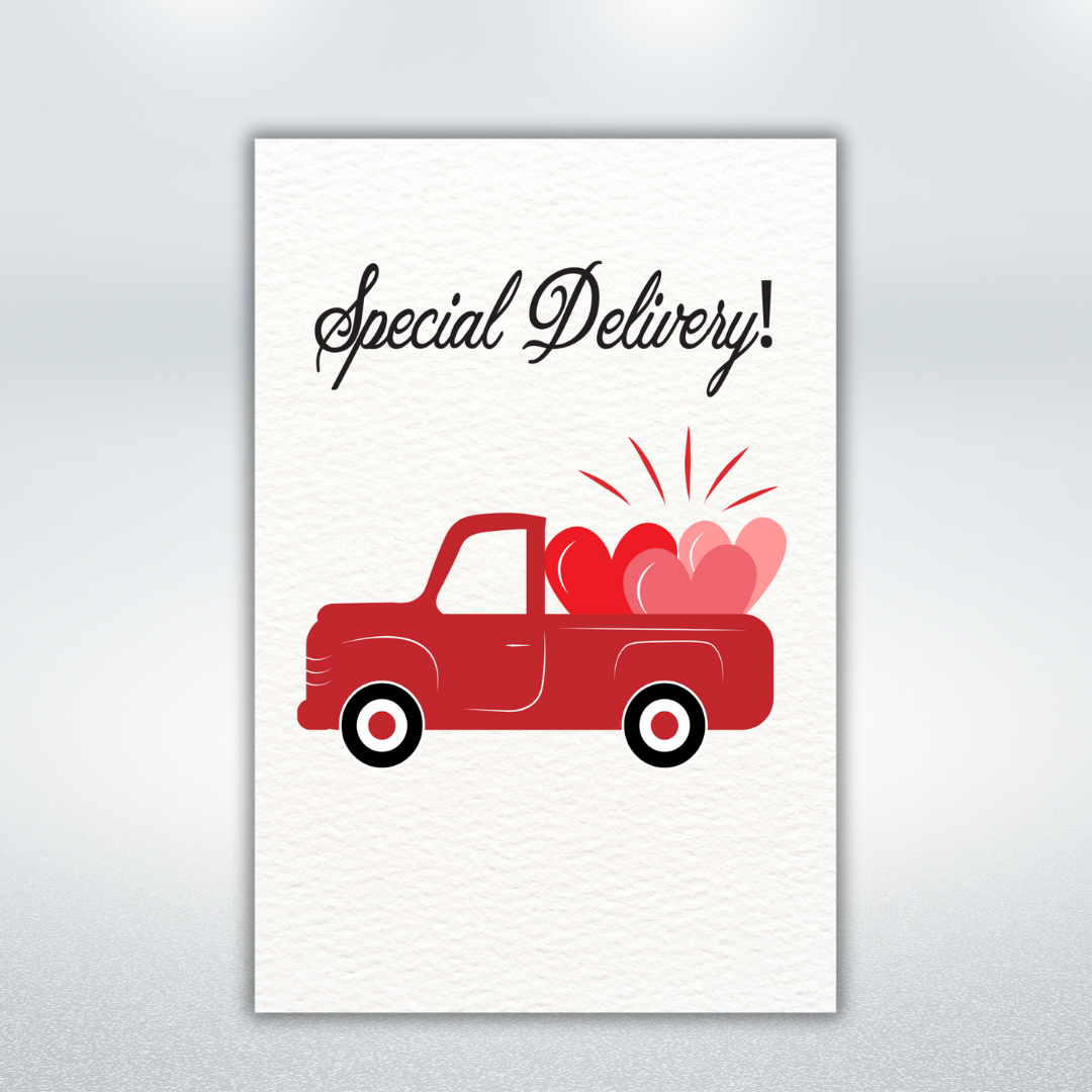 Special Delivery! Postcard Style Greeting Card