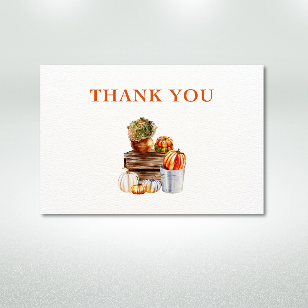 Thank You Postcard Style Greeting Card