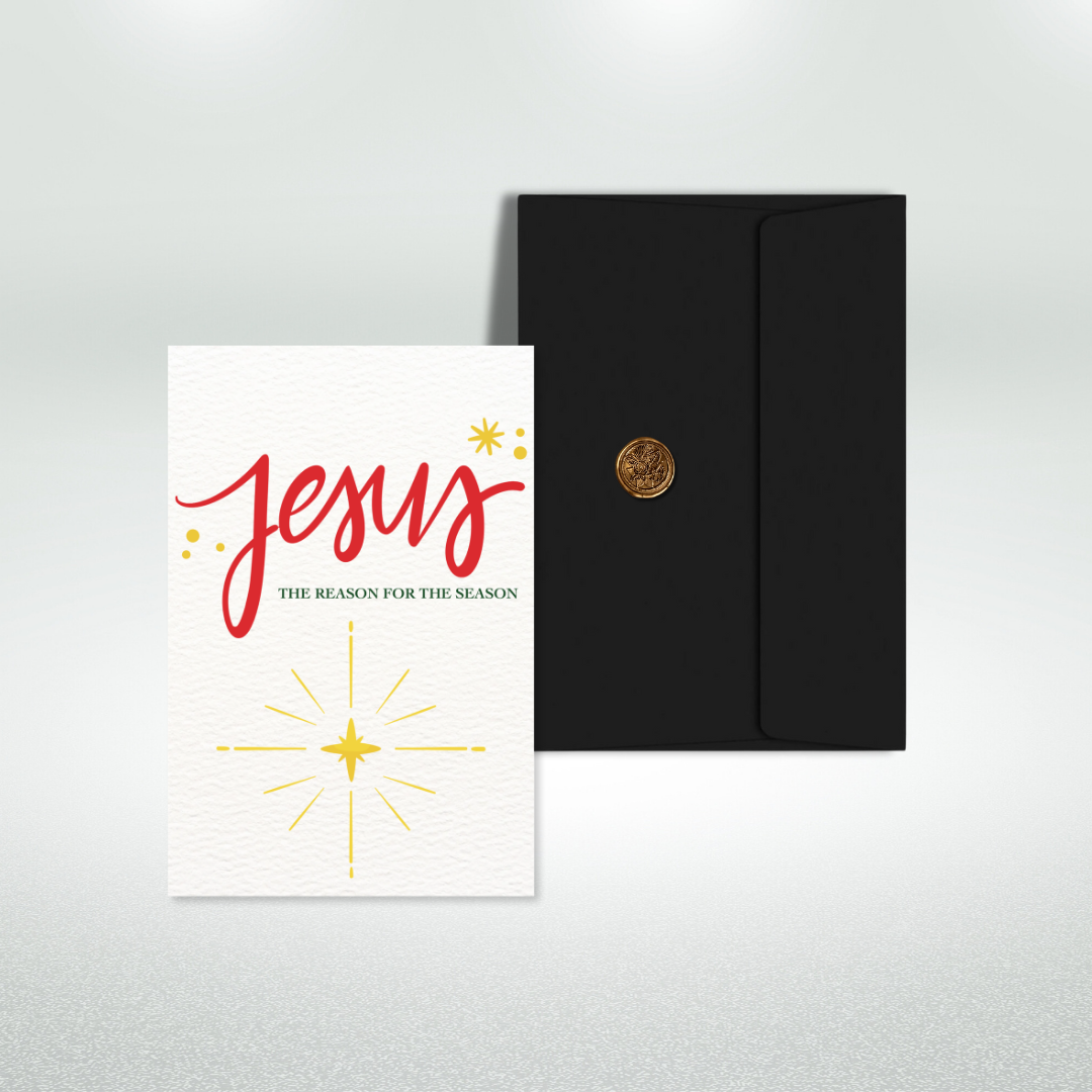 Jesus, The Reason Postcard Style Greeting Card
