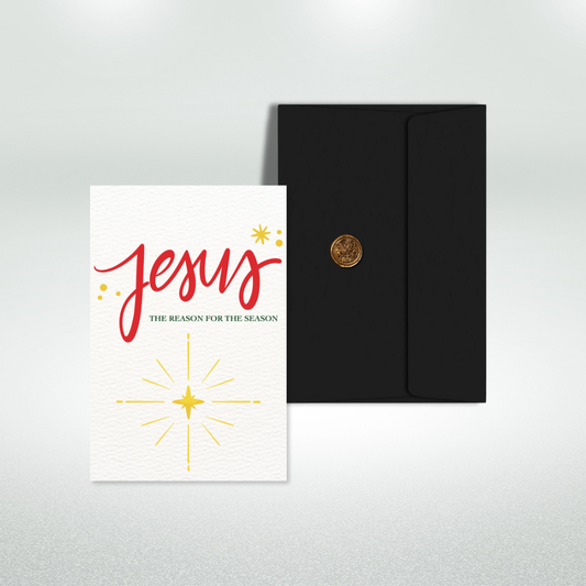 Jesus, The Reason Postcard Style Greeting Card