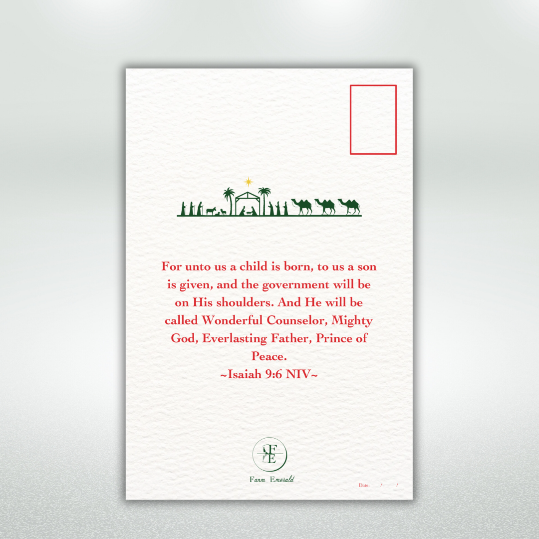 Jesus, The Reason Postcard Style Greeting Card