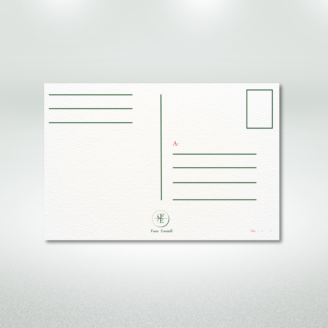 Jwaye Nwèl Postcard Style Greeting Card