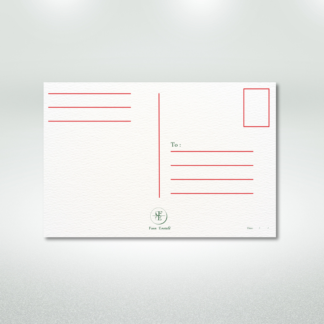 Happy Holidays Postcard Style Greeting Card