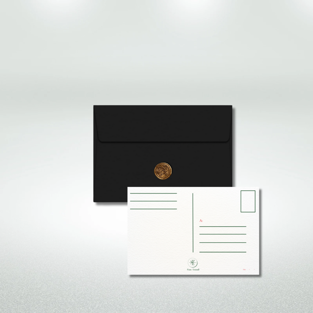 Jwaye Nwèl Postcard Style Greeting Card