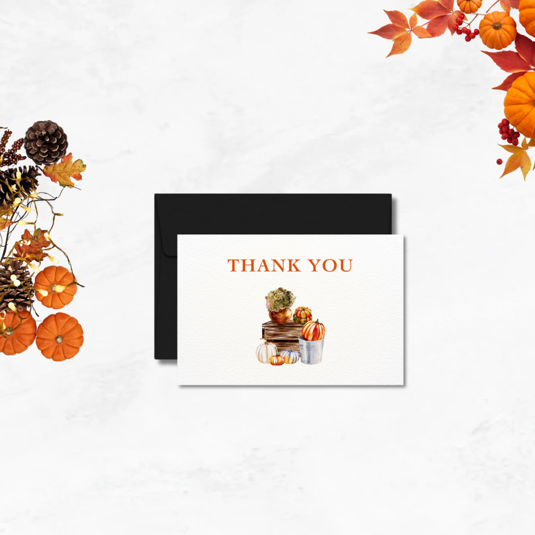 Thank You Postcard Style Greeting Card