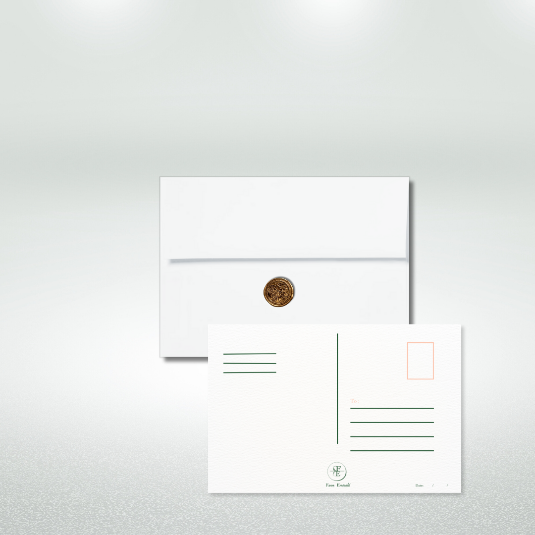 Congrats to the Newlyweds Postcard Style Greeting Card