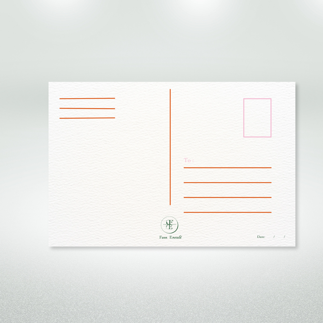 Happy Anniversary Postcard Style Greeting Card